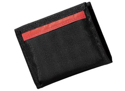 Führerscheinmappe Nylon 2 schwarz / rot